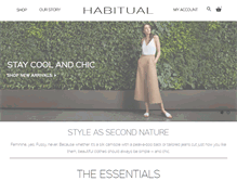 Tablet Screenshot of habitual.com