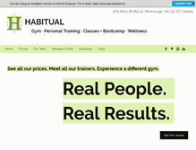 Tablet Screenshot of habitual.ca